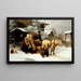 Leaving Home - Bengt Nordenberg — framed artwork on a wall