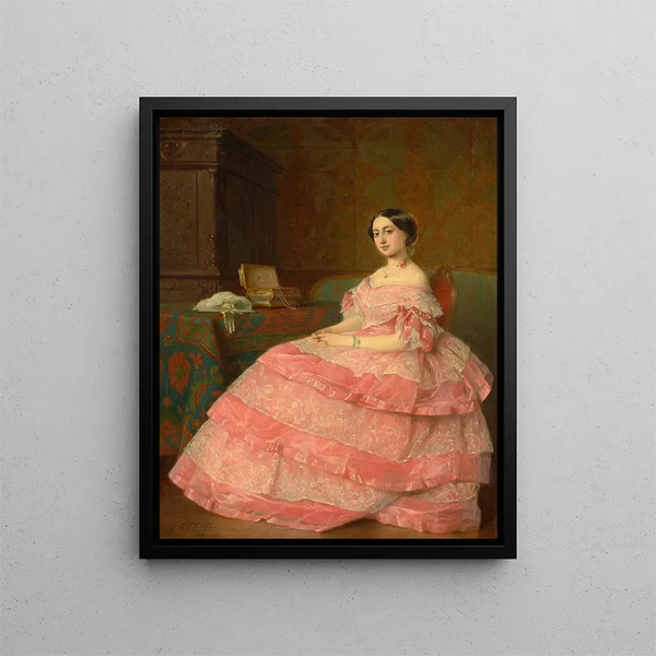 Madame P - Benjamin Eugène Fichel — framed artwork on a wall