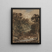 Farm Animals Landscape Painting - Benjamin Barker — framed artwork on a wall