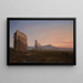 View of the Roman countryside - Benjamin Champney — framed artwork on a wall