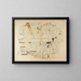 Futuristic Garden Painting - Benjamin F. Berlin — framed artwork on a wall
