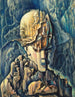 Surrealist Portrait Painting - Benjamin F. Berlin — artwork view