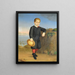 Portrait of Eduardo Lahitte Uribelarrea - Benjamin Franklin Rawson — framed artwork on a wall