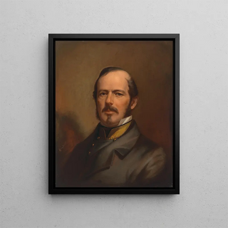 Joseph Eggleston Johnston - Benjamin Franklin Reinhart — framed artwork on a wall