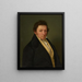 Bust of the landowner Clau de Landau - Benjamin Heinrich Orth — framed artwork on a wall