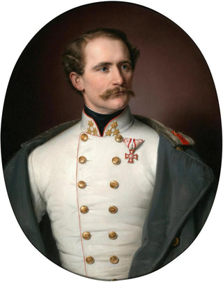 Portrait of an Austrian colonel decorated with the Military Merit Cross - Benjamin Heinrich Orth — artwork view