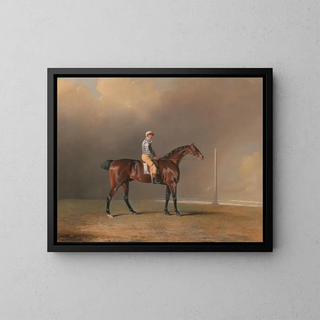 Diamond Painting with Dennis Fitzpatrick at the top - Benjamin Marshall — framed artwork on a wall