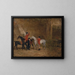 Fox Hunt Scene - Benjamin Marshall — framed artwork on a wall