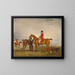 George Marquis de Huntly, future 5th Duke of Gordon on a pony - Benjamin Marshall — framed artwork on a wall