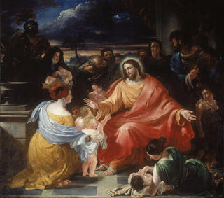 The Christ Blessing the Little Children - Benjamin Robert Haydon — artwork view
