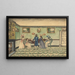 Recital of harpsichord at Count Rumford's in Concord, New Hampshire - Benjamin Thompson — framed artwork on a wall