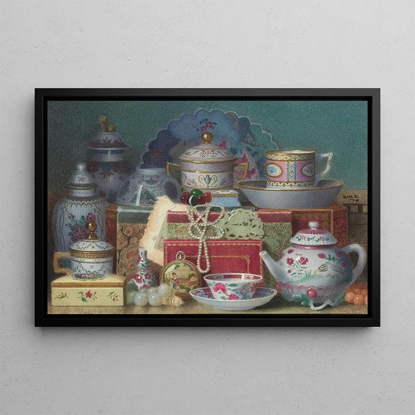 Old China - Benjamin Walter Spiers — framed artwork on a wall