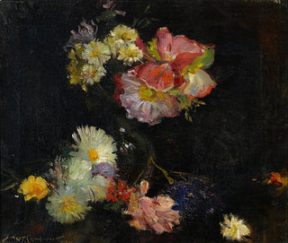 Floral Still Life Painting - Benjamin West Clinedinst — artwork view