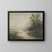 Bettws-y-Coed painting, North Wales - Benjamin Williams Leader — framed artwork on a wall