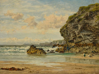 Cornish Cliffs in Newquay - Benjamin Williams Leader — artwork view