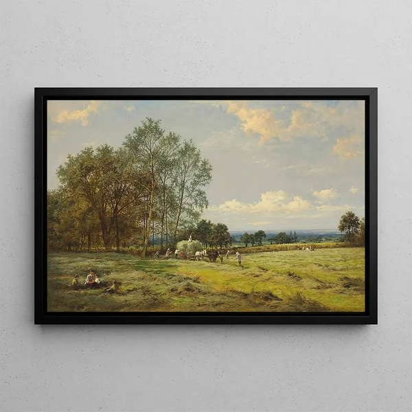 Faneurs - Benjamin Williams Leader — framed artwork on a wall