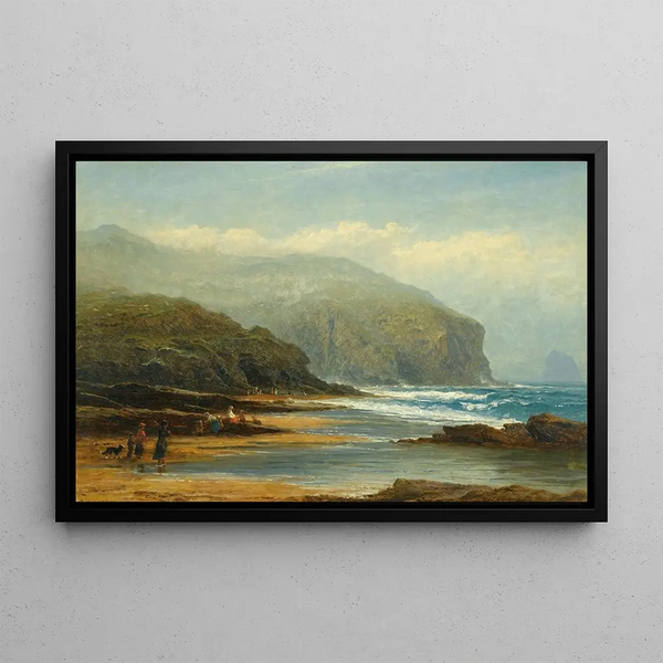 Near Tintagel - Benjamin Williams Leader — framed artwork on a wall