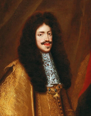 Portrait of Emperor Leopold I, young man, wearing the Order of the Golden Fleece - Benjamin von Block — artwork view