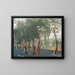 Oliveraie - Benno Becker — framed artwork on a wall