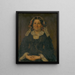 Portrait of a Woman - Benno Fischer — framed artwork on a wall