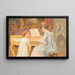 The Piano Lesson - Benno Sachs — framed artwork on a wall
