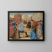 Saint Zénobe ressuscitating a dead child - Benozzo Gozzoli — framed artwork on a wall