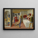 The Feast of Herod and the Beheading of Saint John the Baptist - Benozzo Gozzoli — framed artwork on a wall