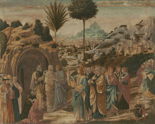 The Resurrection of Lazarus - Benozzo Gozzoli — artwork view