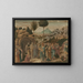 The Resurrection of Lazarus - Benozzo Gozzoli — framed artwork on a wall