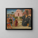 Totila devant Saint Benoît - Benozzo Gozzoli — framed artwork on a wall