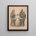 The Holy Family - Benziger Brothers — framed artwork on a wall