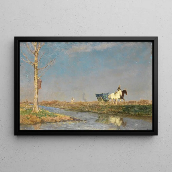 Between Aquileia and Altino - Beppe Ciardi — framed artwork on a wall
