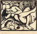 Reproduction of the painting Bergère endormie Schlafende Hirtin - Franz Marc