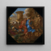 Shepherds of Arcadia - Giovanni Benedetto Castiglione — framed artwork on a wall