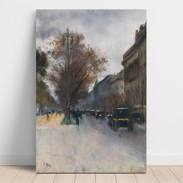 Reproduction of the painting Berliner Straßenszene im Herbst de Lesser Ury