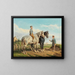 A little treat - Bernard Édouard Swebach — framed artwork on a wall