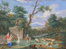 Classic landscape with shepherds and a shepherdess - Bernard Lens III — artwork view