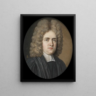 The Reverend Dr John Harris - Bernard Lens III — framed artwork on a wall