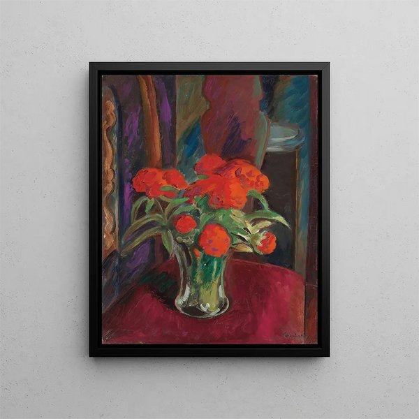 Piece of Flower - Bernard Meninsky — framed artwork on a wall