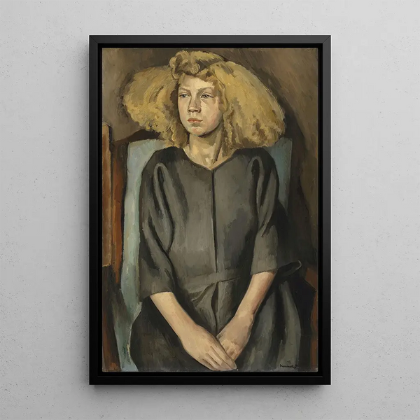 Reproduction of the painting La fille cockney - Bernard Meninsky