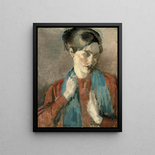 La première épouse - Bernard Meninsky — framed artwork on a wall
