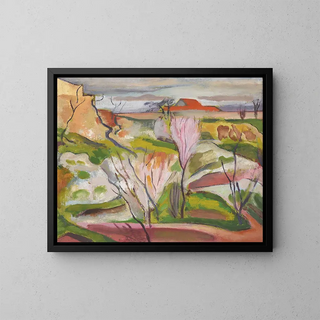 Torremolinos - Bernard Meninsky — framed artwork on a wall
