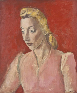 Woman with Golden Hair - Bernard Meninsky — artwork view