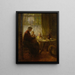 Mother feeding her child - Bernard de Hoog — framed artwork on a wall