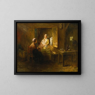 The Newborn - Bernard de Hoog — framed artwork on a wall