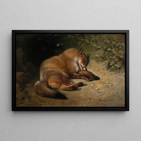 After the meal - Bernard te Gempt — framed artwork on a wall