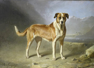 Saint Bernard Dog - Bernard te Gempt — artwork view