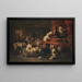 The Dog's Request - Bernard te Gempt — framed artwork on a wall