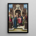 The Marriage of the Virgin - Bernard van Orley — framed artwork on a wall