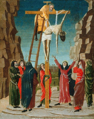 The Descent from the Cross - Bernardino Butinone — artwork view